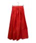 JILL STUART (ジルスチュアート) ボリュームマキシスカート レッド サイズ:2 未使用品：4000円