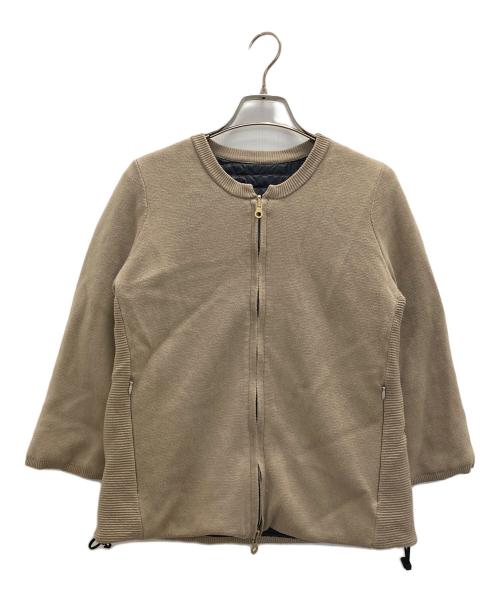 DUVETICA（デュベティカ）DUVETICA (デュベティカ) リバーシブルジャケット ベージュ×ネイビー サイズ:40の古着・服飾アイテム