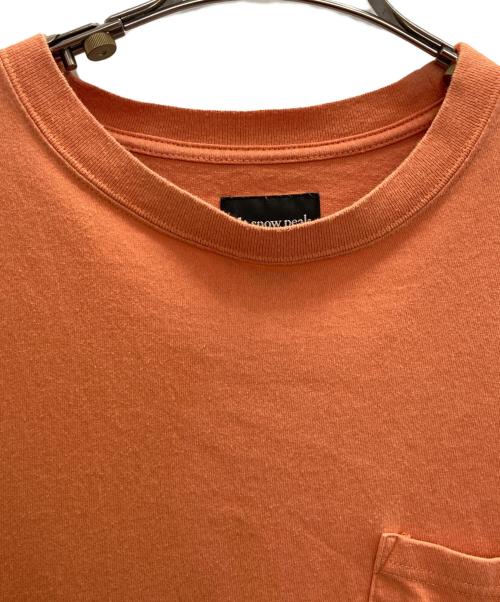 Snow peak（スノーピーク）snow peak (スノーピーク) JOURNAL STANDARD relume (ジャーナルスタンダード レリューム) Tシャツ オレンジ サイズ:Ⅼの古着・服飾アイテム