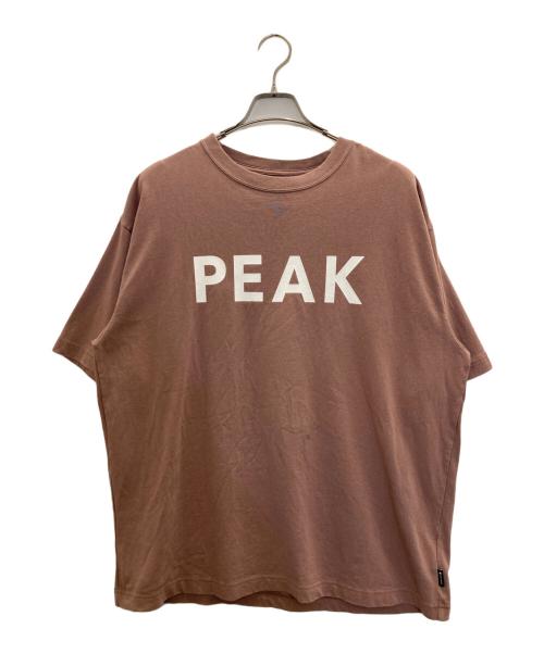 Snow peak（スノーピーク）snow peak (スノーピーク) JOURNAL STANDARD relume (ジャーナルスタンダード レリューム) Tシャツ ピンク サイズ:Ⅼの古着・服飾アイテム