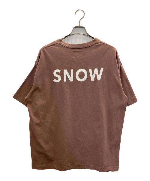 Snow peak（スノーピーク）snow peak (スノーピーク) JOURNAL STANDARD relume (ジャーナルスタンダード レリューム) Tシャツ ピンク サイズ:Ⅼの古着・服飾アイテム
