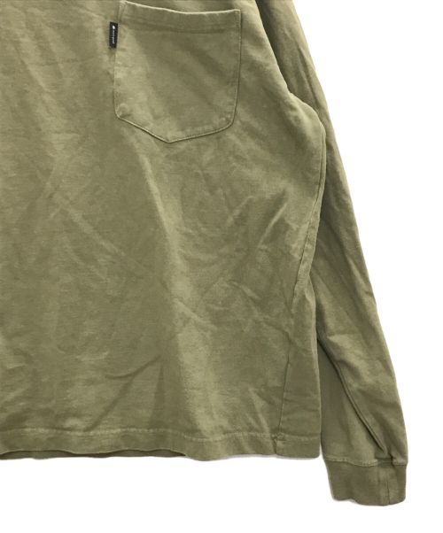 Snow peak（スノーピーク）snow peak (スノーピーク) JOURNAL STANDARD relume (ジャーナルスタンダード レリューム) ロングスリーブTシャツ グリーン サイズ:Mの古着・服飾アイテム