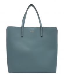 TREASURE TOPKAPI（トレジャートプカピ）の古着「レザートートバッグ」｜ブルー