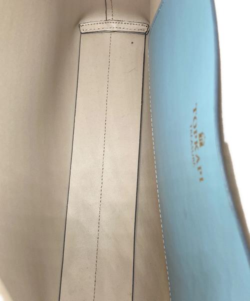 TREASURE TOPKAPI（トレジャートプカピ）TREASURE TOPKAPI (トレジャートプカピ) レザートートバッグ ブルーの古着・服飾アイテム