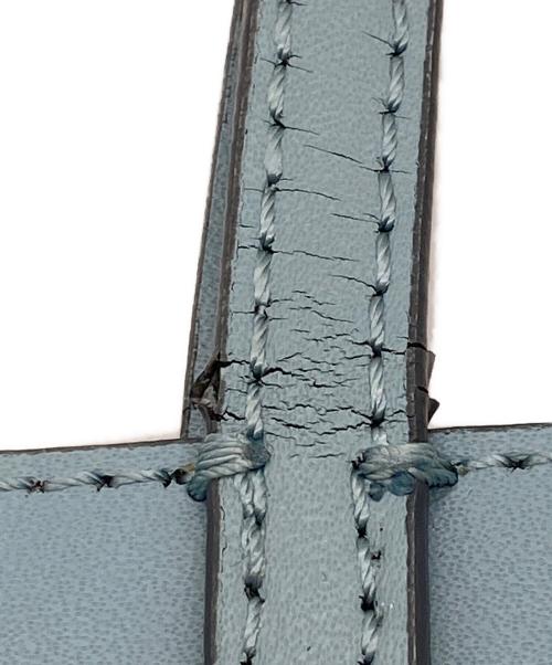 TREASURE TOPKAPI（トレジャートプカピ）TREASURE TOPKAPI (トレジャートプカピ) レザートートバッグ ブルーの古着・服飾アイテム