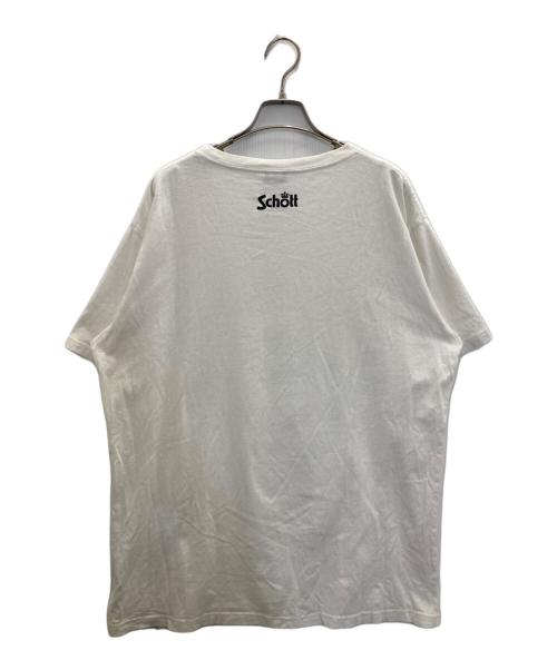 Schott（ショット）Schott (ショット) Disney (ディズニー) キャラクターTシャツ ホワイト サイズ:XLの古着・服飾アイテム