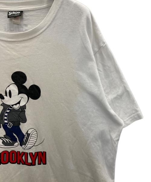 Schott（ショット）Schott (ショット) Disney (ディズニー) キャラクターTシャツ ホワイト サイズ:XLの古着・服飾アイテム