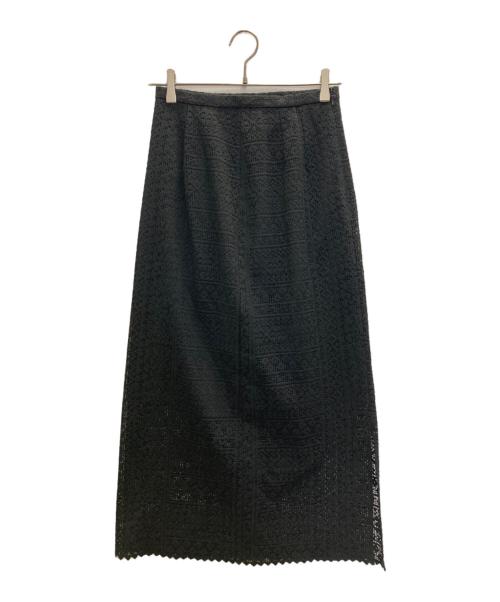 BEAUTY&YOUTH UNITED ARROWS（ビューティーアンドユースユナイテッドアローズ）BEAUTY&YOUTH UNITED ARROWS (ビューティーアンドユースユナイテッドアローズ) レーススカート ブラック サイズ:Ⅿの古着・服飾アイテム