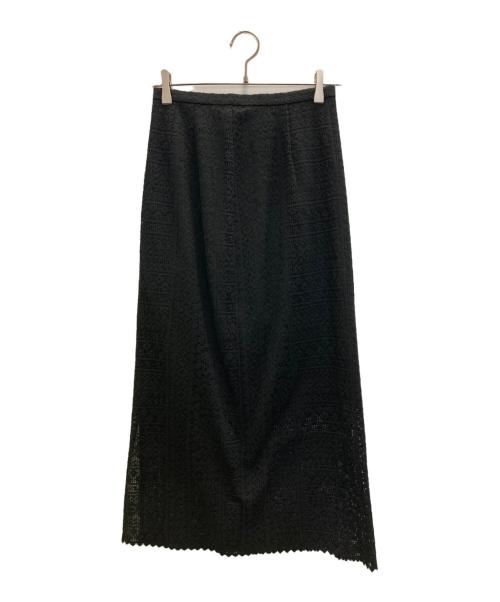 BEAUTY&YOUTH UNITED ARROWS（ビューティーアンドユースユナイテッドアローズ）BEAUTY&YOUTH UNITED ARROWS (ビューティーアンドユースユナイテッドアローズ) レーススカート ブラック サイズ:Ⅿの古着・服飾アイテム