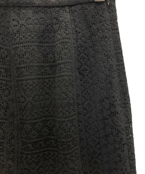 BEAUTY&YOUTH UNITED ARROWS（ビューティーアンドユースユナイテッドアローズ）BEAUTY&YOUTH UNITED ARROWS (ビューティーアンドユースユナイテッドアローズ) レーススカート ブラック サイズ:Ⅿの古着・服飾アイテム