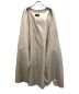 中古・古着 Lavish Gate (ラビッシュゲート) ノーカラーロングガウンコート リバー仕立て ベージュ サイズ:FREE：9000円