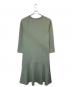 ELENDEEK (エレンディーク) リラクシングクロスアシメワンピース グリーン サイズ:02：3000円