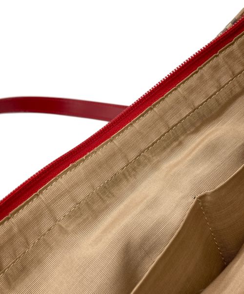 Burberry's（バーバリー）Burberry's (バーバリーズ) ノヴァチェックトートバッグ ベージュの古着・服飾アイテム