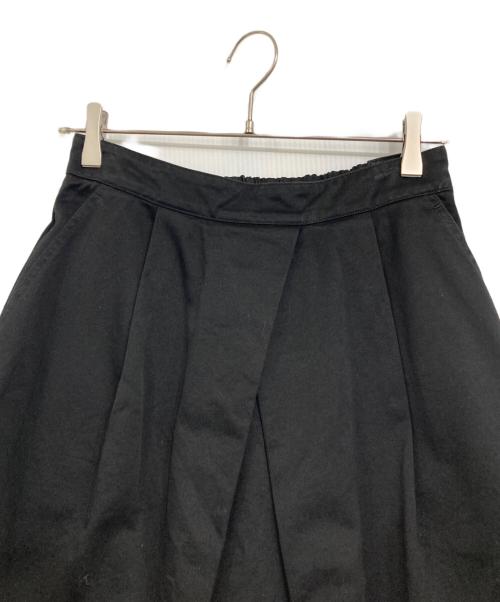 MHL（エムエイチエル）MHL (エムエイチエル) タックサイドジップスカート ブラック サイズ:3の古着・服飾アイテム