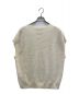 CABAN (キャバン) コットンカシミヤ クルーネックベスト ライトベージュ サイズ:M：10000円