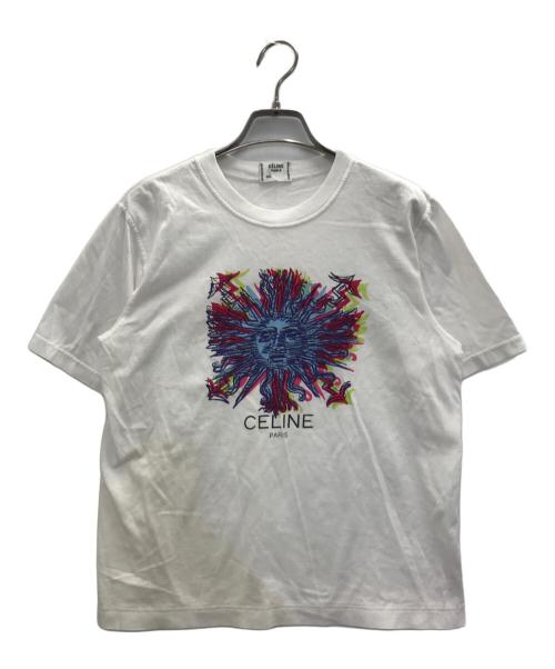 CELINE（セリーヌ）CELINE (セリーヌ) プリントTシャツ ホワイト サイズ:表記無しの古着・服飾アイテム