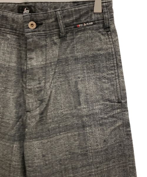 RED EAR（レッドイアー）RED EAR (レッドイアー) オンブレチェックワイドストレートパンツ グレー サイズ:Sの古着・服飾アイテム