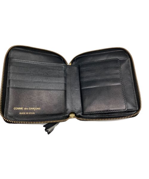 COMME des GARCONS（コムデギャルソン）COMME des GARCONS (コムデギャルソン) ジップアラウンド ウォレット ブラックの古着・服飾アイテム