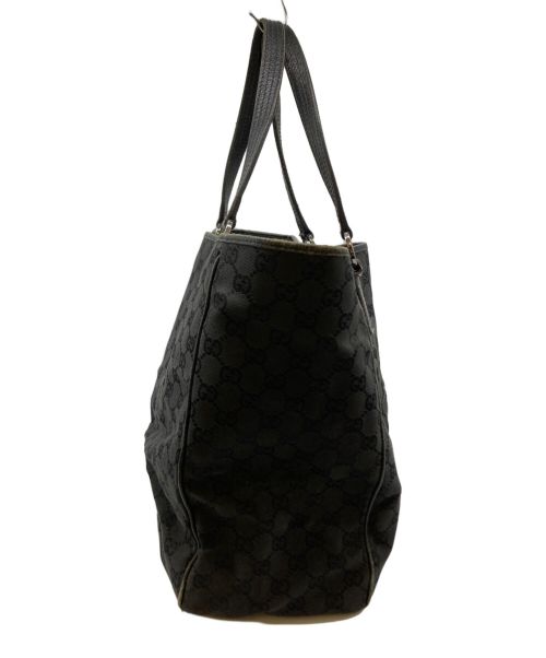 GUCCI（グッチ）GUCCI (グッチ) GGキャンバストートバッグ ブラックの古着・服飾アイテム