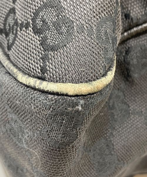 GUCCI（グッチ）GUCCI (グッチ) GGキャンバストートバッグ ブラックの古着・服飾アイテム