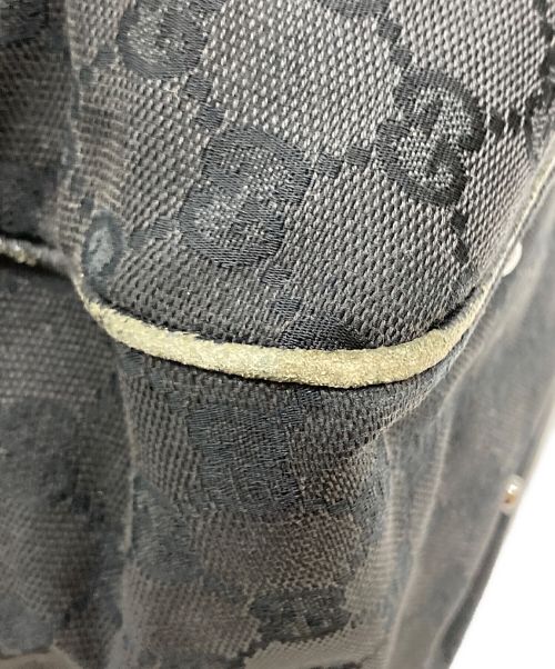 GUCCI（グッチ）GUCCI (グッチ) GGキャンバストートバッグ ブラックの古着・服飾アイテム
