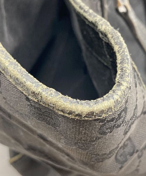 GUCCI（グッチ）GUCCI (グッチ) GGキャンバストートバッグ ブラックの古着・服飾アイテム