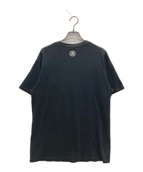 stussy（ステューシー）stussy (ステューシー) ワールドツアーTee ブラック サイズ:Ⅿの古着・服飾アイテム