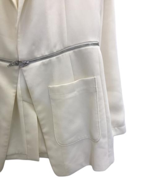T by ALEXANDER WANG（ティーバイアレキサンダーワン）T by ALEXANDER WANG (ティーバイアレキサンダーワン) ジップジャケット アイボリー サイズ:2の古着・服飾アイテム