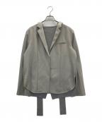 IRENEアイレネ）の古着「ニット切替ジャケット」｜ベージュ