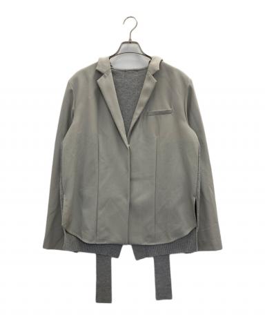 中古・古着通販】IRENE (アイレネ) ニット切替ジャケット ベージュ