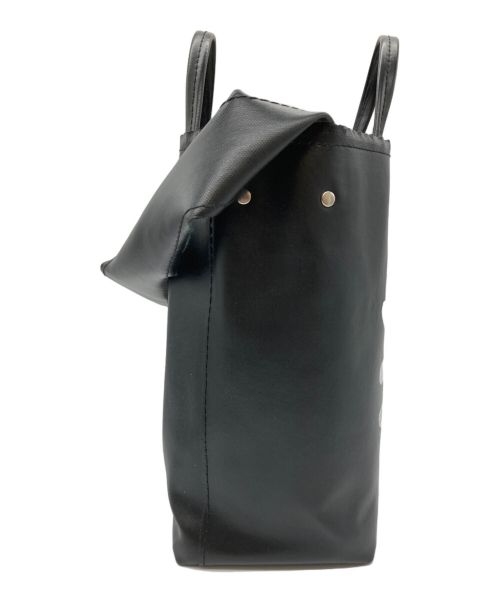 ebagos（エバゴス）ebagos (エバゴス) マーガレットトデイジーハニテイル PVC2wayバッグ ブラックの古着・服飾アイテム