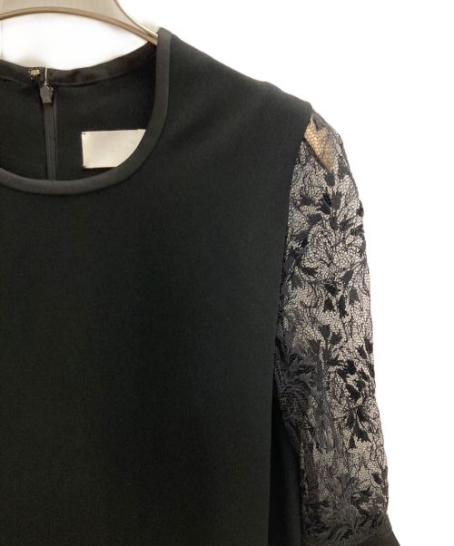 mame（マメ）mame (マメ) レーススリーブワンピース ブラック サイズ:1の古着・服飾アイテム