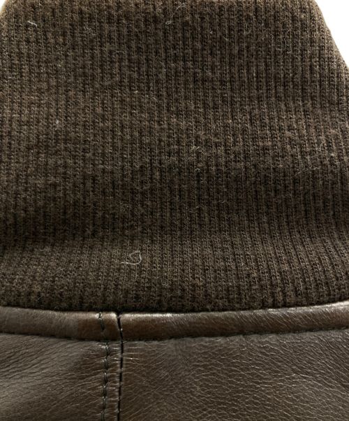 KAZUYUKI KUMAGAI ATTACHMENT（カズユキクマガイ アタッチメント）KAZUYUKI KUMAGAI ATTACHMENT (カズユキクマガイ アタッチメント) ディアスキンジャケット ブラウン サイズ:1の古着・服飾アイテム