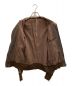 中古・古着 KAZUYUKI KUMAGAI ATTACHMENT (カズユキクマガイ アタッチメント) ディアスキンジャケット ブラウン サイズ:1：14000円