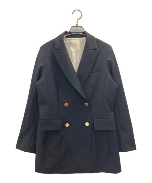 Fleur de lis（フラデリ）Fleur de lis (フラデリ) ウールダブルジャケット ネイビー サイズ:FREEの古着・服飾アイテム