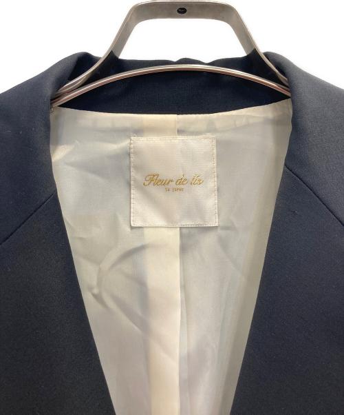 Fleur de lis（フラデリ）Fleur de lis (フラデリ) ウールダブルジャケット ネイビー サイズ:FREEの古着・服飾アイテム