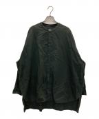 GALLEGO DESPORTESギャレゴデスポート）の古着「バンドカラーシャツ」｜グリーン