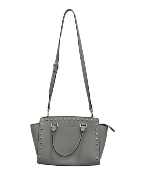 MICHAEL KORS（マイケル・コース）MICHAEL KORS (マイケルコース) 2WAYバッグ グレーの古着・服飾アイテム