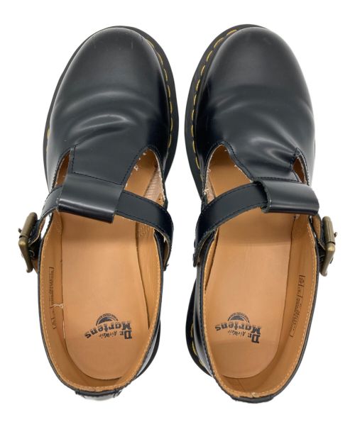 Dr.Martens（ドクターマーチン）Dr.Martens (ドクターマーチン) POLLEY レザーシューズ ブラック サイズ:UK6の古着・服飾アイテム