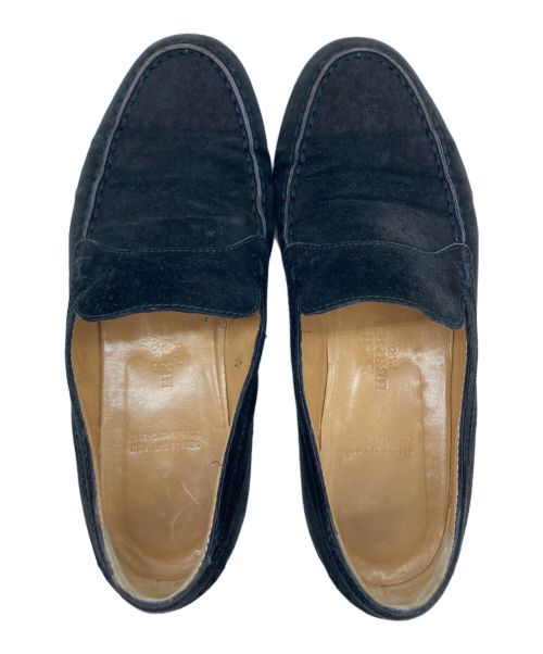 HERMES（エルメス）HERMES (エルメス) スウェードローファー ブラック サイズ:35の古着・服飾アイテム