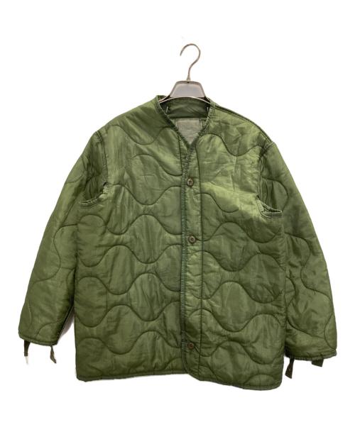 US ARMY（ユーエスアーミー）US ARMY (ユーエスアーミー) キルティングジャケット グリーン サイズ:Sの古着・服飾アイテム