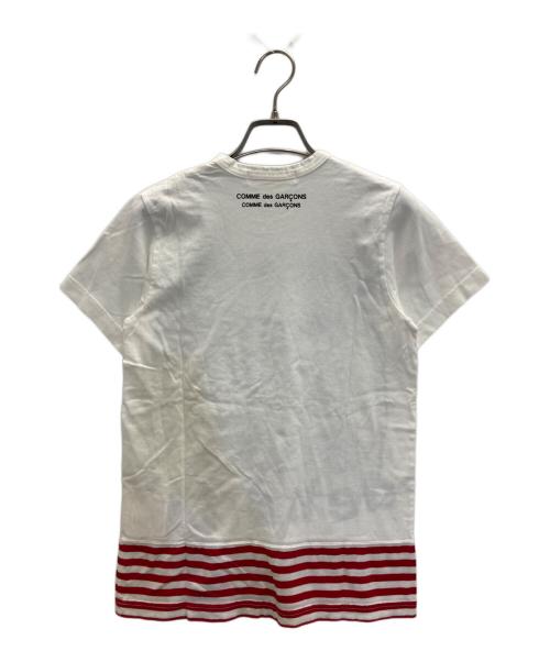 COMME des GARCONS COMME des GARCONS（コムデギャルソン コムデギャルソン）COMME des GARCONS COMME des GARCONS (コムデギャルソン コムデギャルソン) カットソー ホワイト サイズ:SSの古着・服飾アイテム
