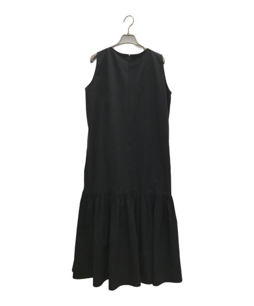 AMARC（アマーク）amarc (アマーク) ノースリーブワンピース ブラック サイズ:Fの古着・服飾アイテム