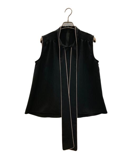sheller（シェリエ）sheller (シェリエ) ボウタイブラウス ネイビー サイズ:FREE 未使用品の古着・服飾アイテム