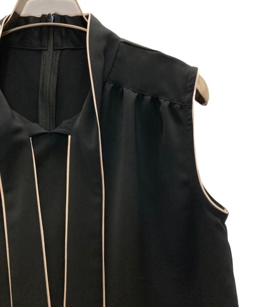 sheller（シェリエ）sheller (シェリエ) ボウタイブラウス ネイビー サイズ:FREE 未使用品の古着・服飾アイテム