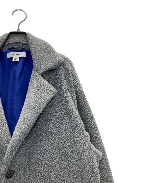 INCRM（インクリム）INCRM (インクリム) ボアガウンコート グレー サイズ:regularの古着・服飾アイテム