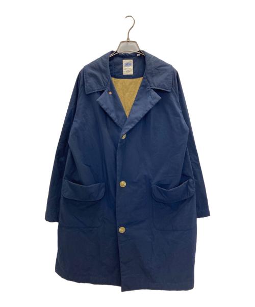 DANTON（ダントン）DANTON (ダントン) ステンカラーコート ネイビー サイズ:34の古着・服飾アイテム