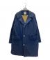 DANTON（ダントン）の古着「ステンカラーコート」｜ネイビー