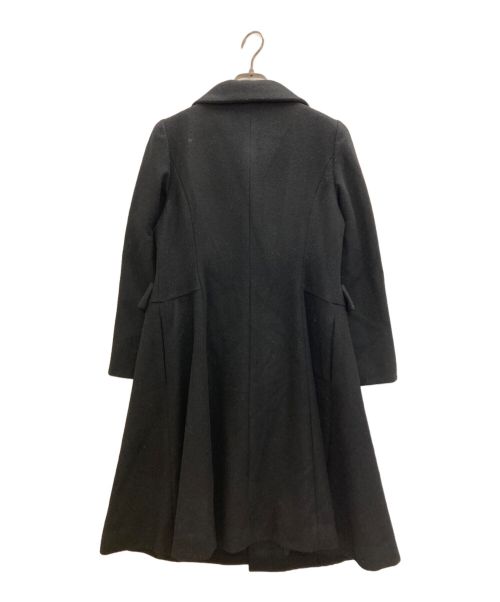 M'S GRACY（エムズグレイシー）M'S GRACY (エムズグレイシー) ステンカラー比翼コート ブラック サイズ:38の古着・服飾アイテム