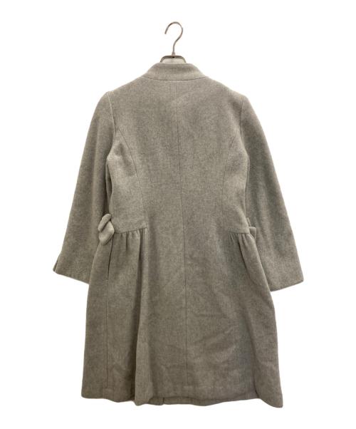GALLERY VISCONTI（ギャラリービスコンティ）GALLERY VISCONTI (ギャラリービスコンティ) 比翼コート グレー サイズ:2の古着・服飾アイテム